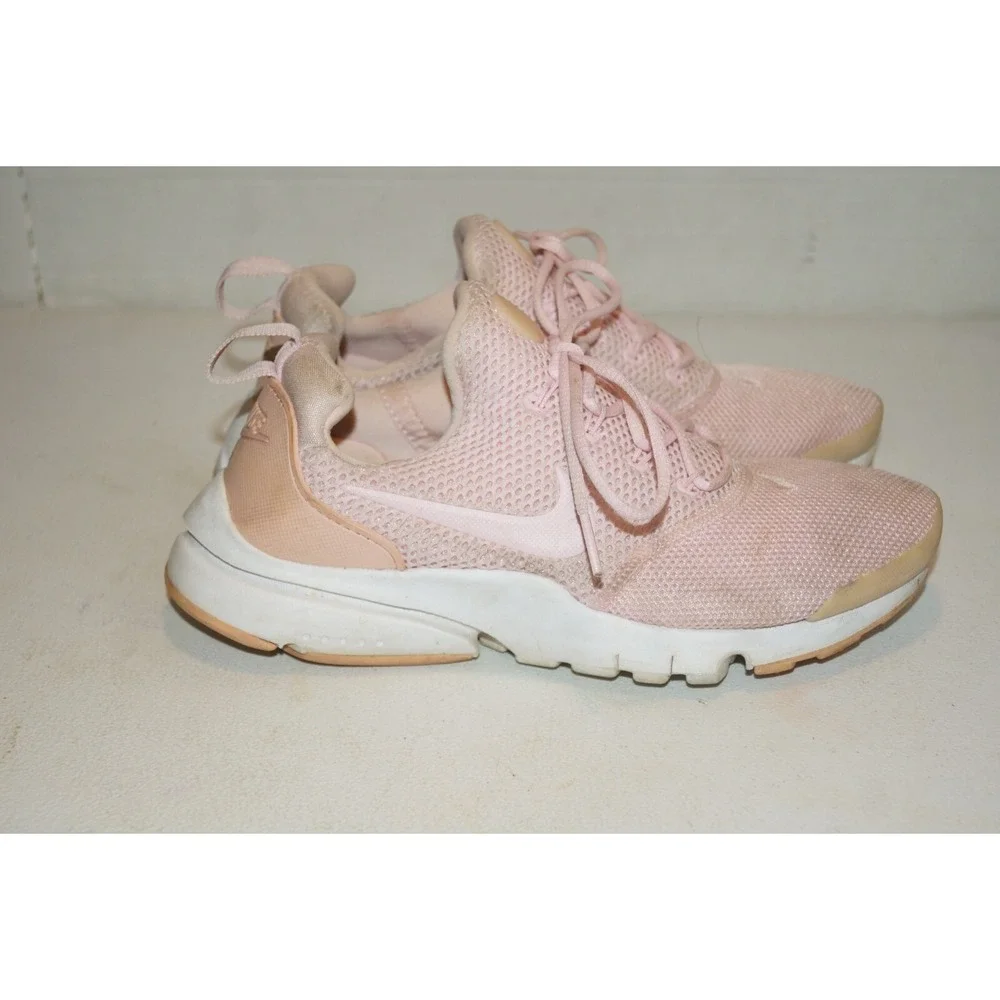 Nike Air Presto Fly Prism Girls Pink White Sneakers Shoes 913967-600 Size 6Y
